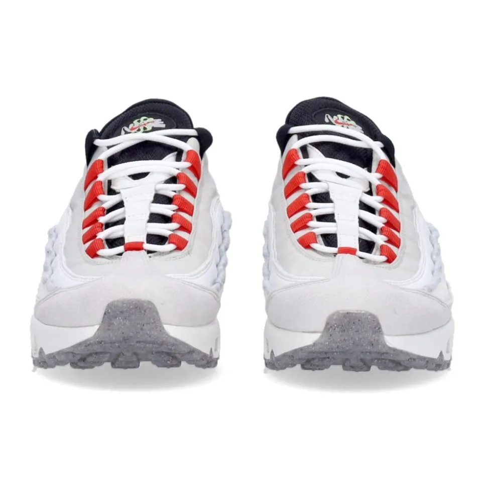 Bone Red Black Low Sneaker