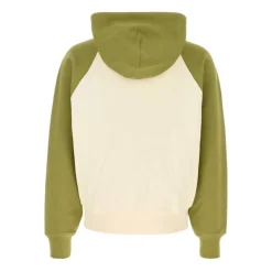 Boxy Fit Hoodie With Ami de Coeur Knitted Patch