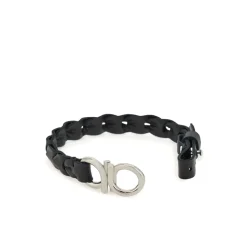 Braided Band Gancini Plaque Pin