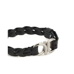 Braided Band Gancini Plaque Pin
