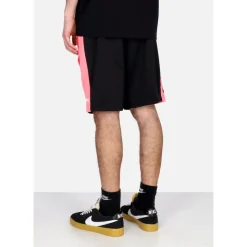 Breathable Men's Shorts Black/Pink