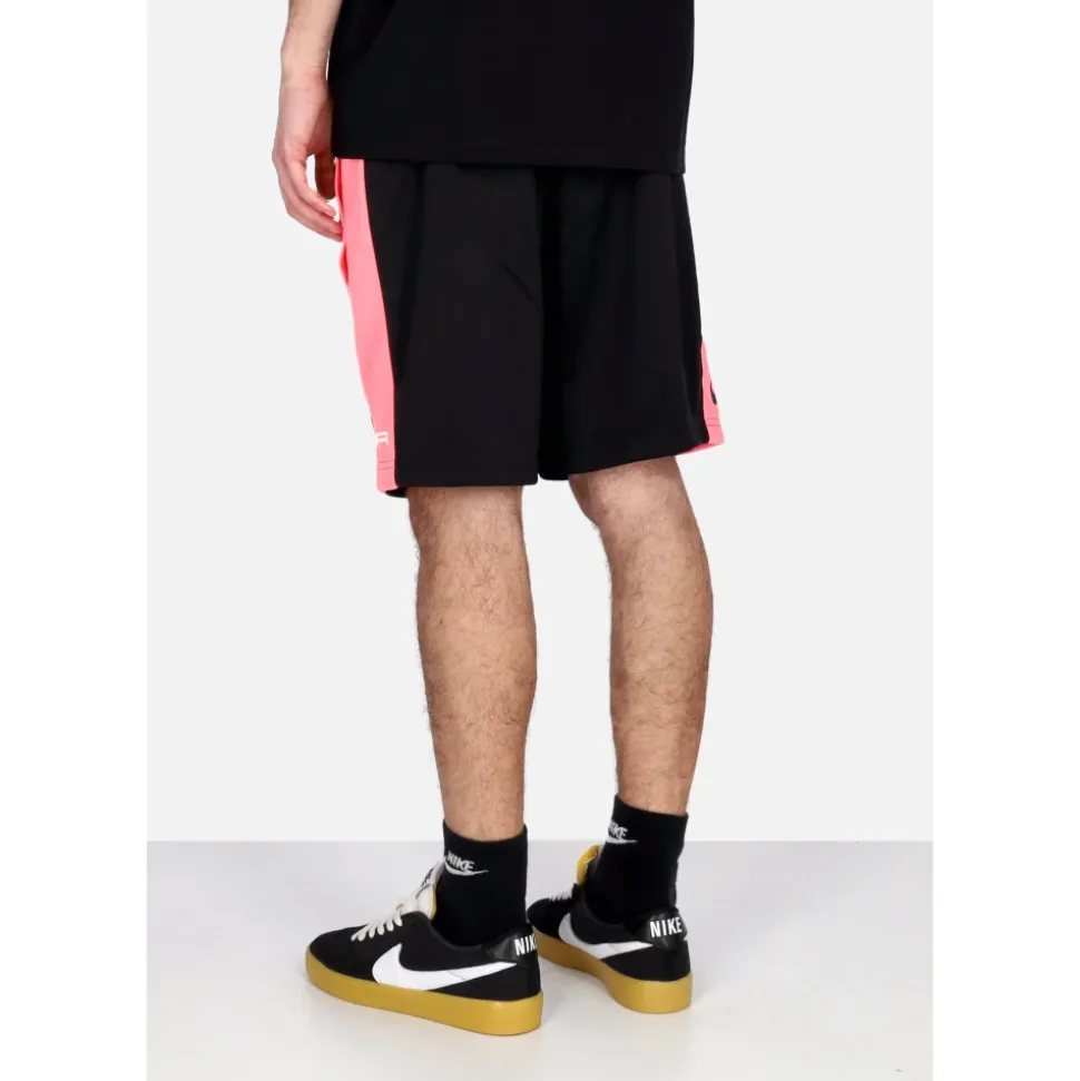 Breathable Men's Shorts Black/Pink