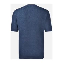 Brick stitch knit T-shirt