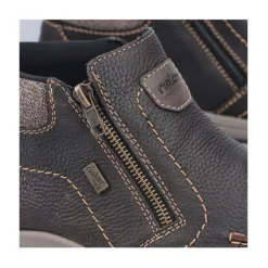 Brown Casual Closed Ankle Boots