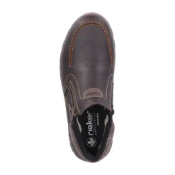 Brown Casual Closed Ankle Boots
