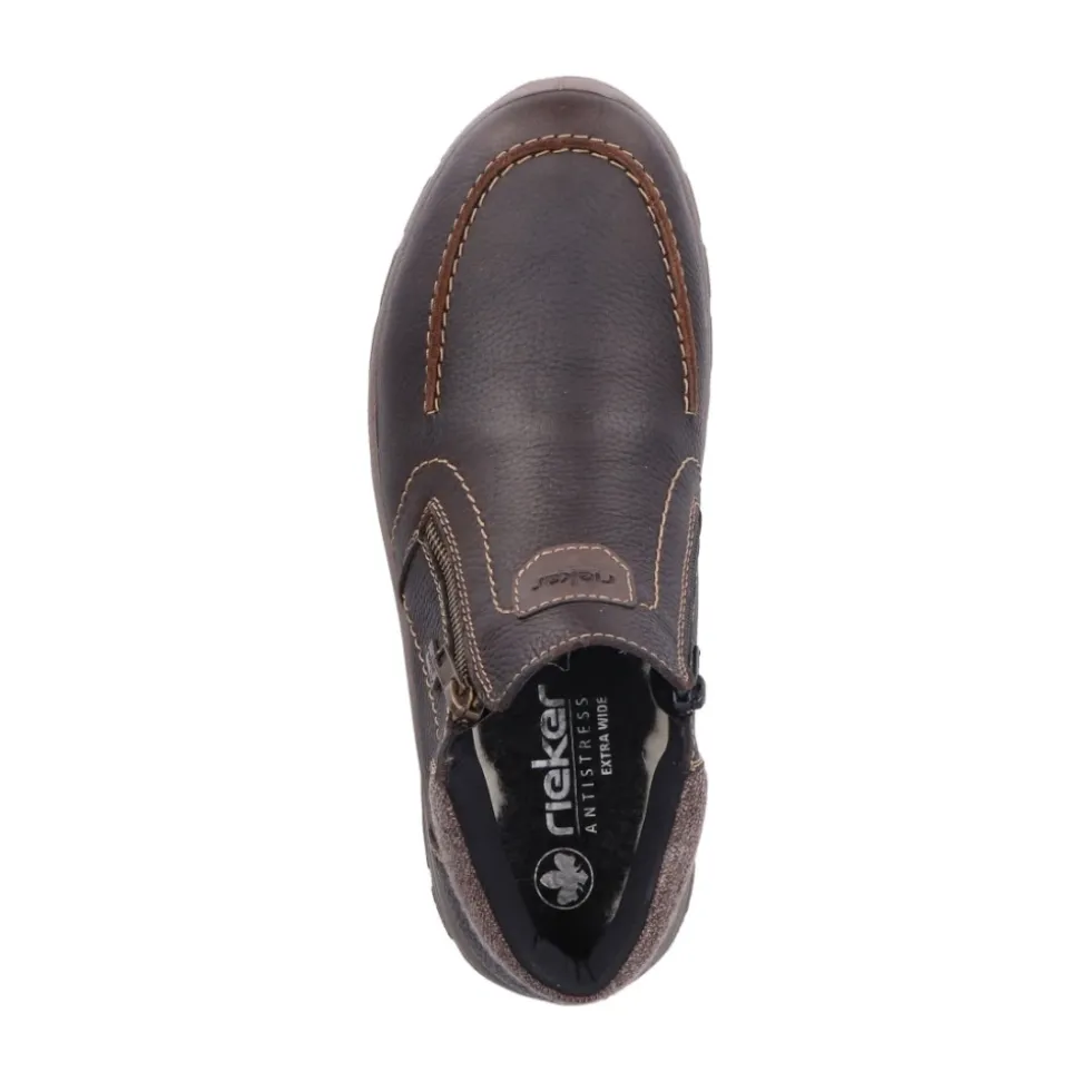 Brown Casual Closed Ankle Boots
