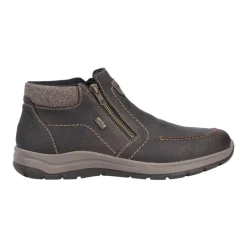 Brown Casual Closed Ankle Boots