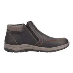 Brown Casual Closed Ankle Boots