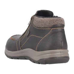 Brown Casual Closed Ankle Boots