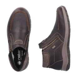 Brown Casual Closed Ankle Boots