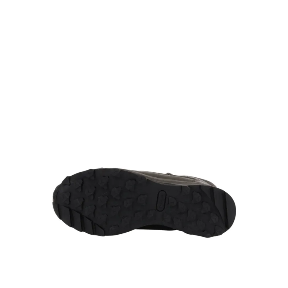 Brown Hiker Boots with Rubber Sole
