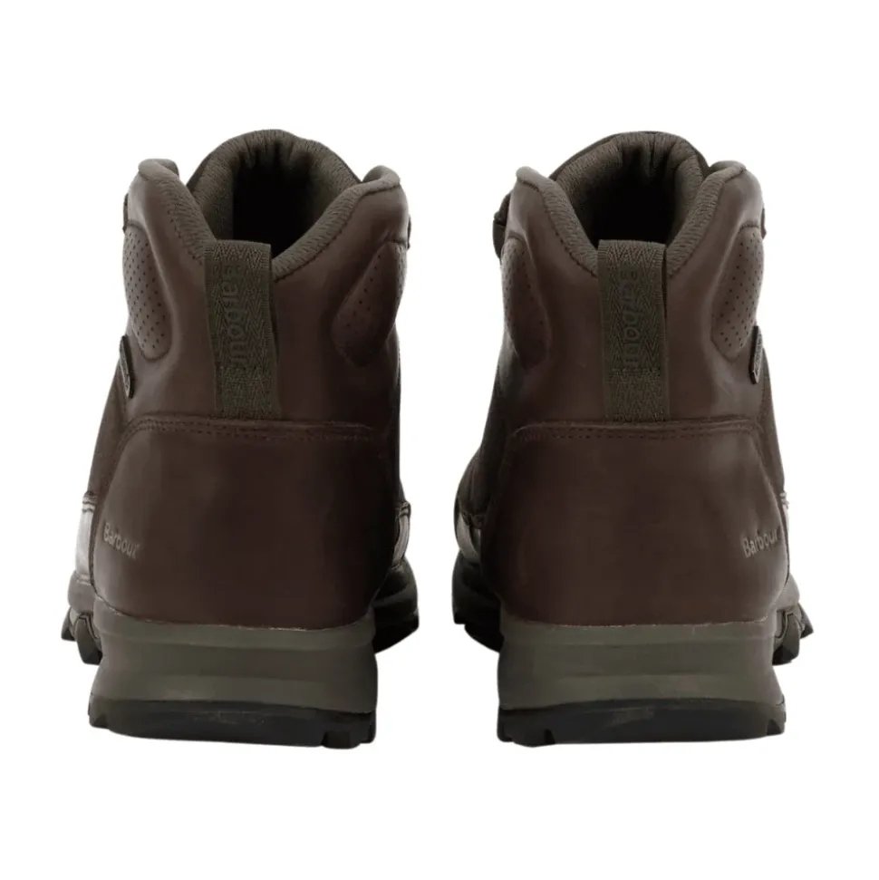 Brown Hiker Boots with Rubber Sole