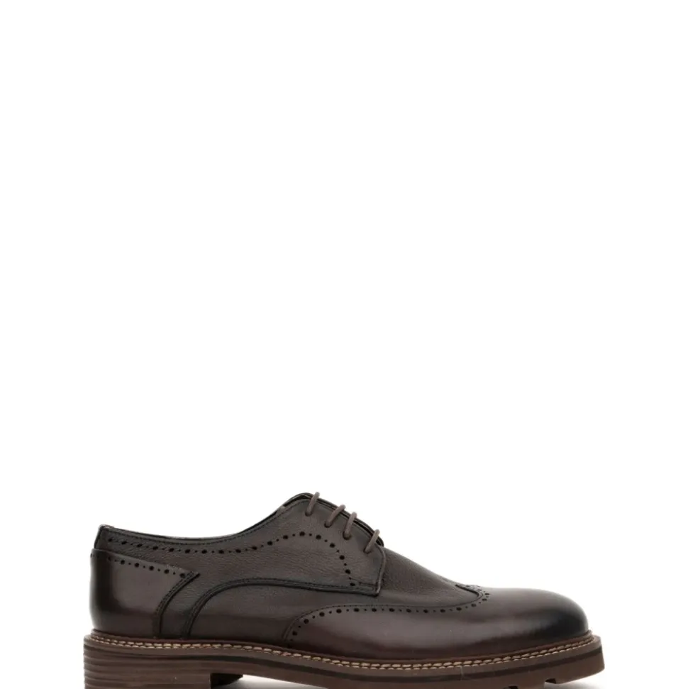 Brown Leather Formal Shoes