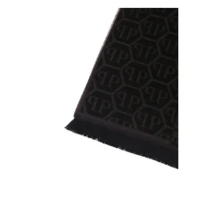 Brown Logo All-Over Stole