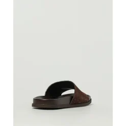 Brown Strappy Sandals with Buckle
