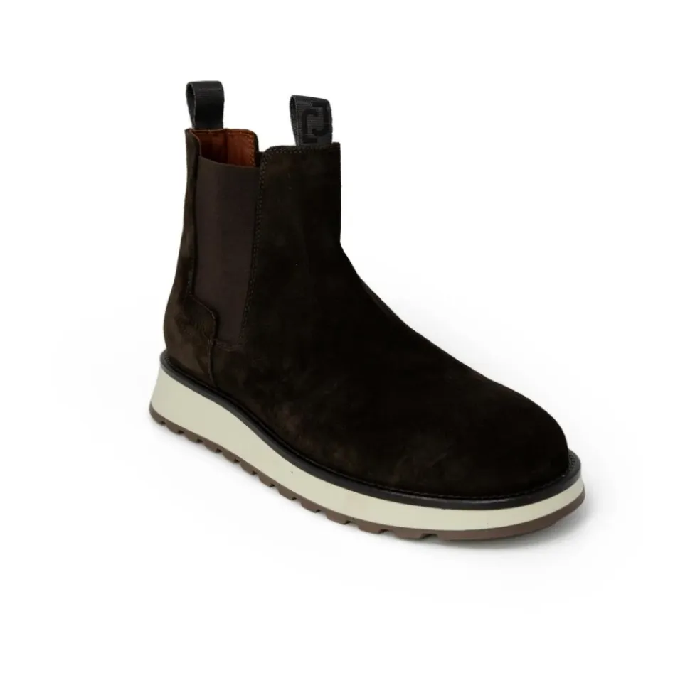 Brown Suede Chelsea Winter Boots