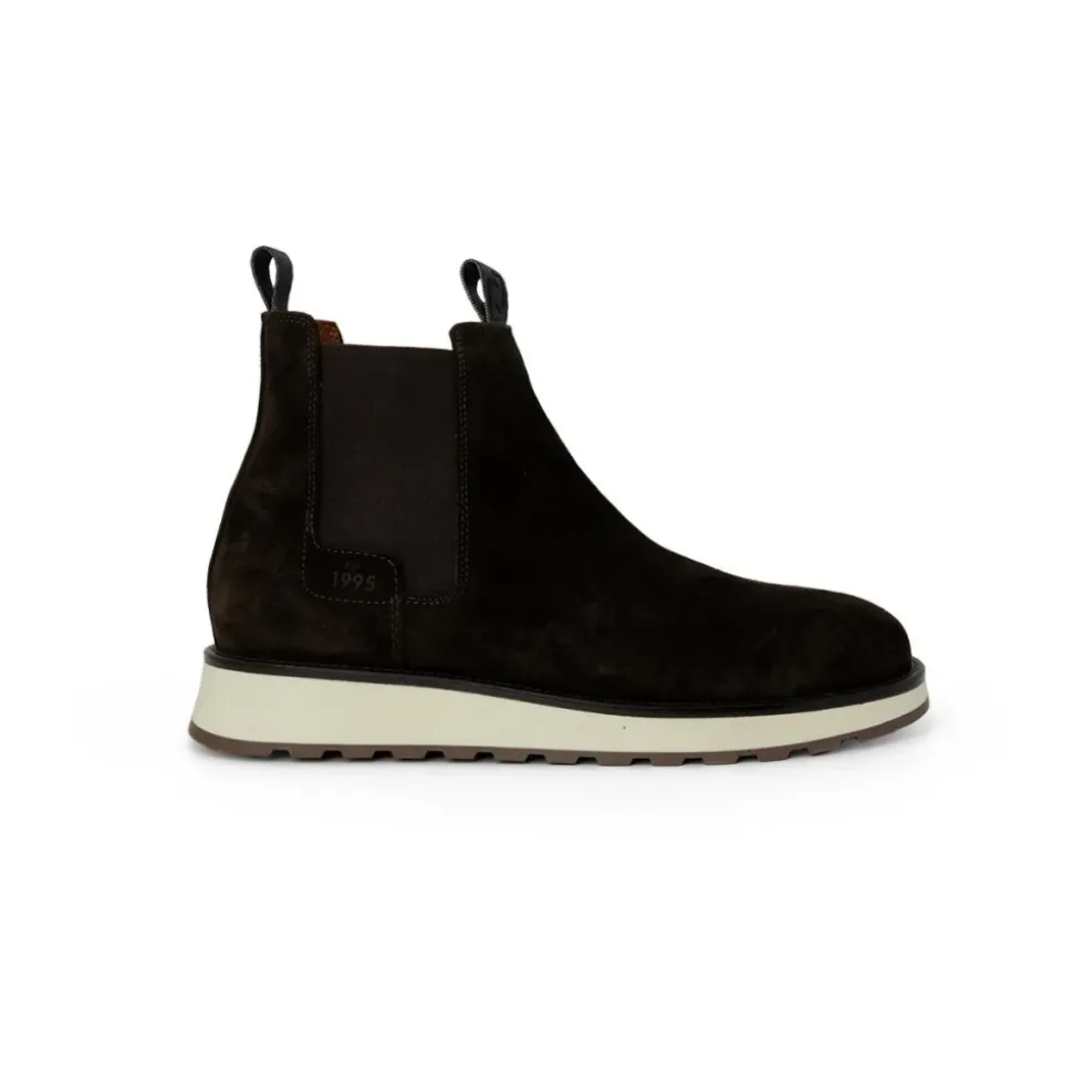 Brown Suede Chelsea Winter Boots