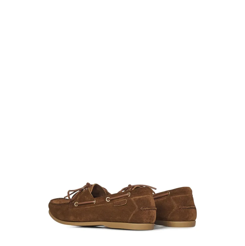 Brown Suede Loafer Shoes