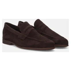 Brown Suede Moccasin Shoes