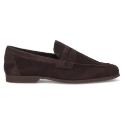 Brown Suede Moccasin Shoes