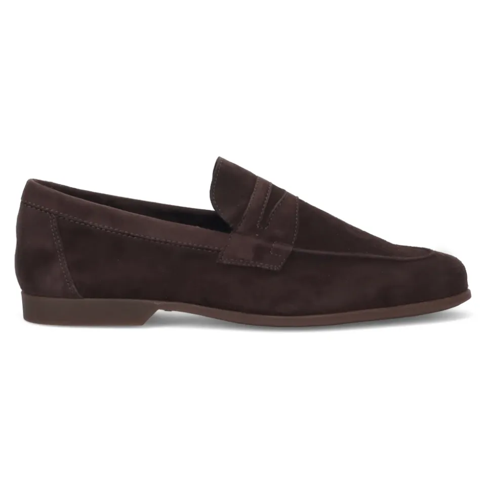 Brown Suede Moccasin Shoes