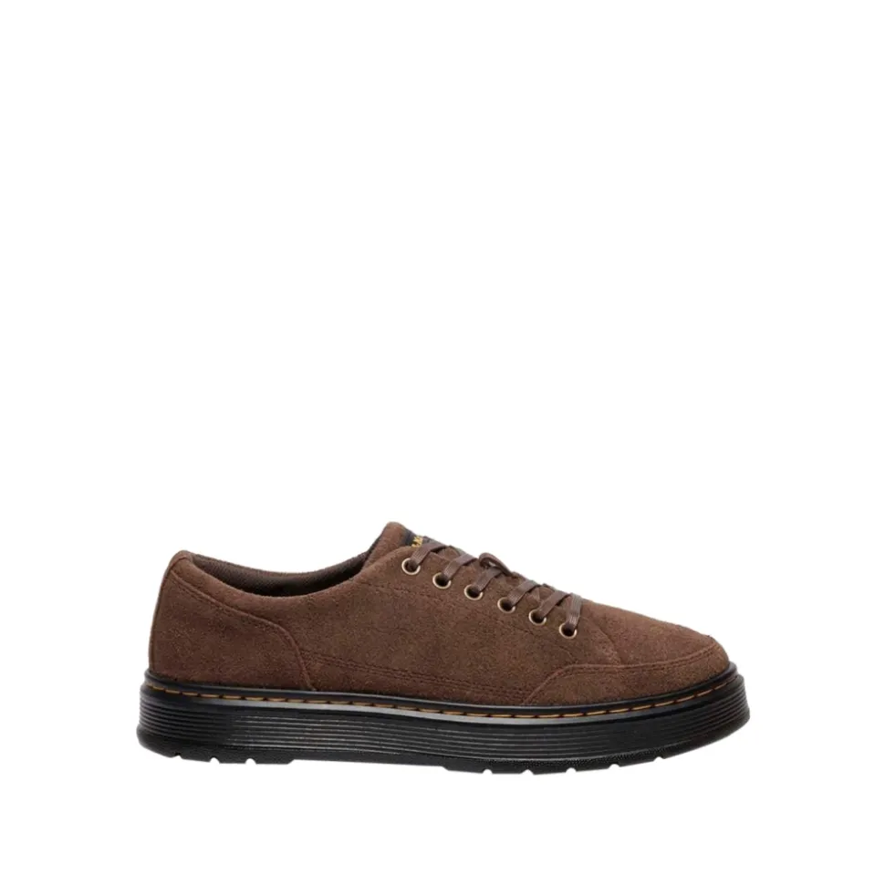 Brown Suede Sneakers with Gold Eyelets