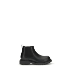 Brushed Calf Leather Chelsea Boots