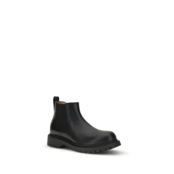 Brushed Calf Leather Chelsea Boots