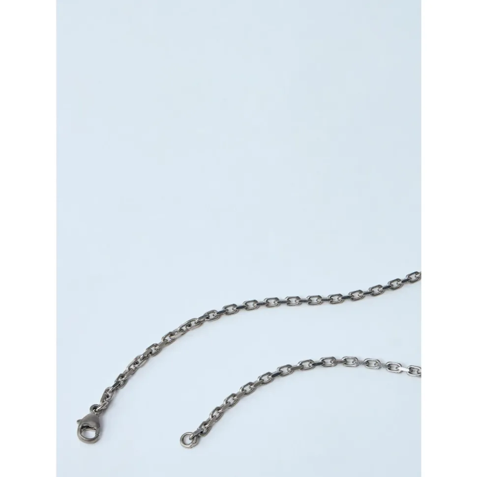 Brushed Finish Trunk Charm Necklace Pendant