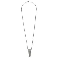 Brushed Finish Trunk Charm Necklace Pendant