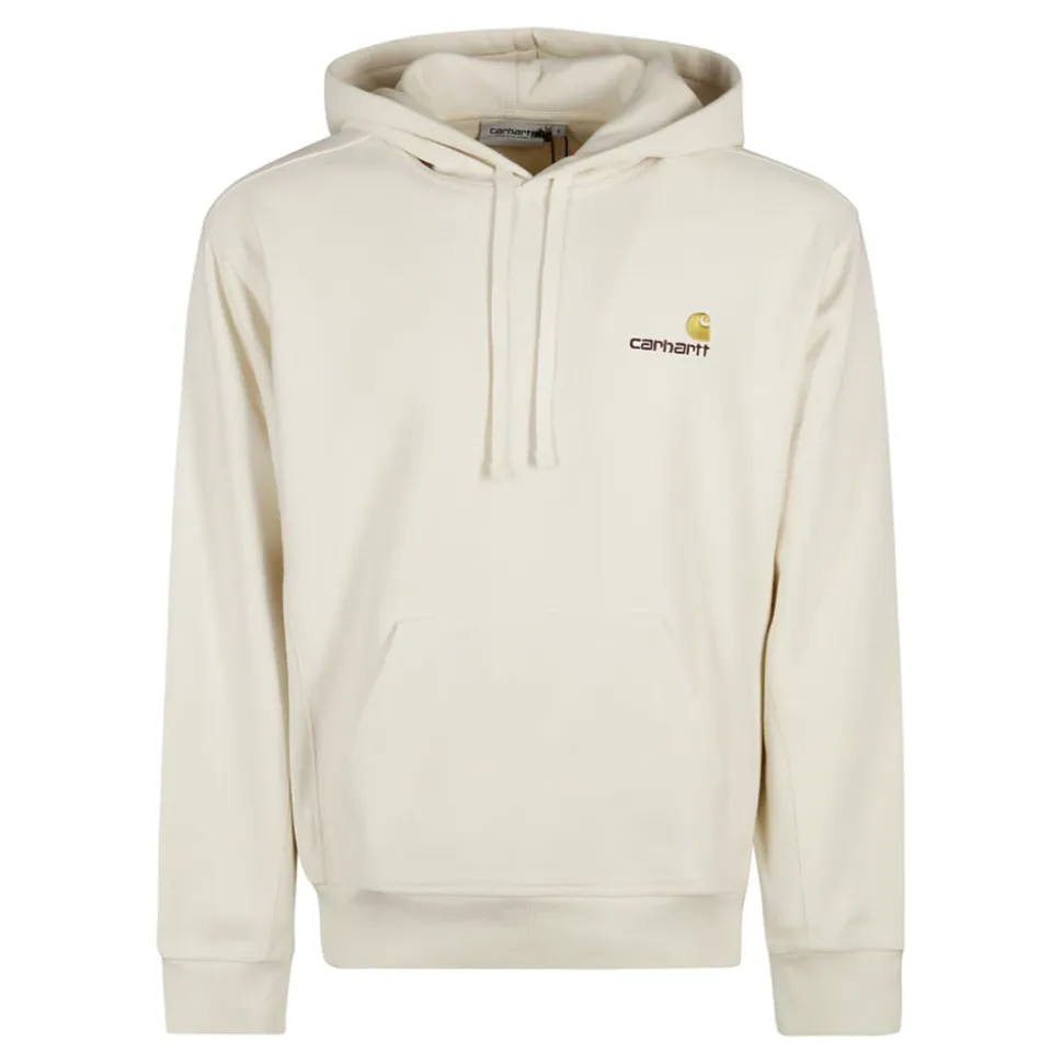 Brushed Hooded Script Sweatshirt