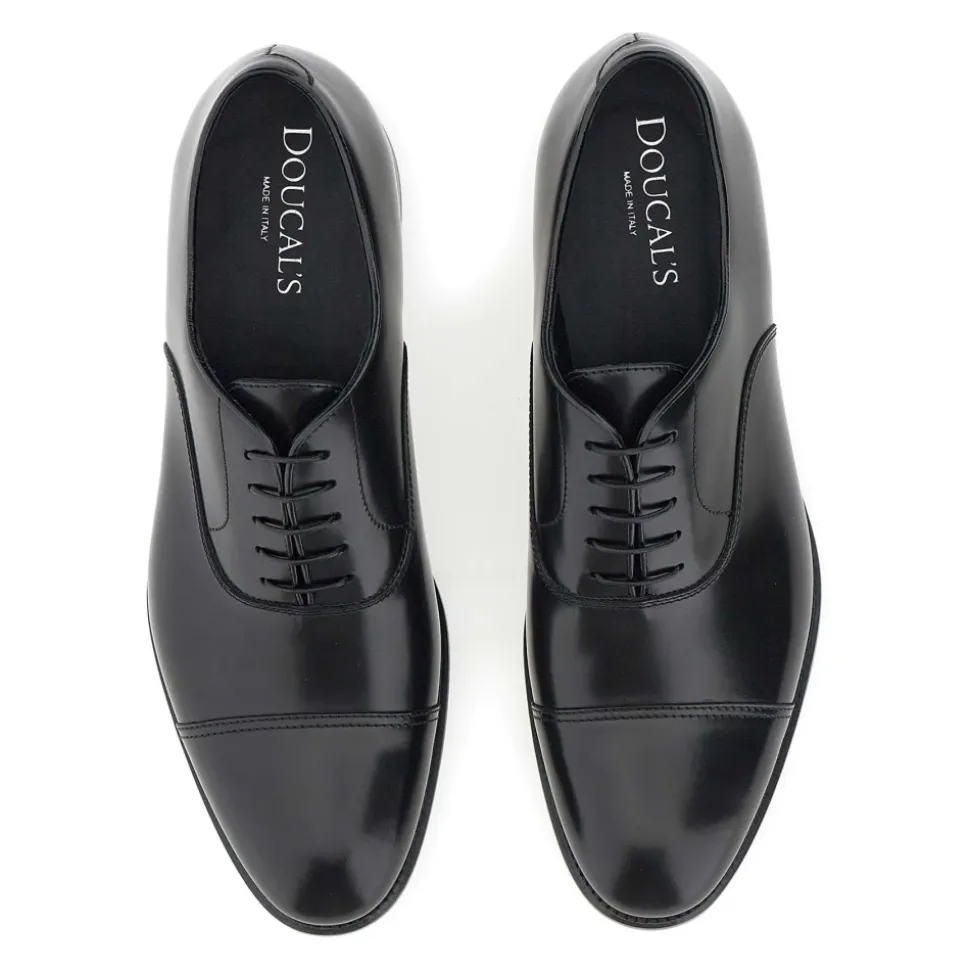 Brushed Leather Lace-up Shoes