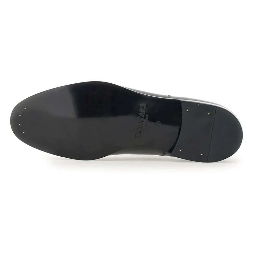 Brushed Leather Lace-up Shoes