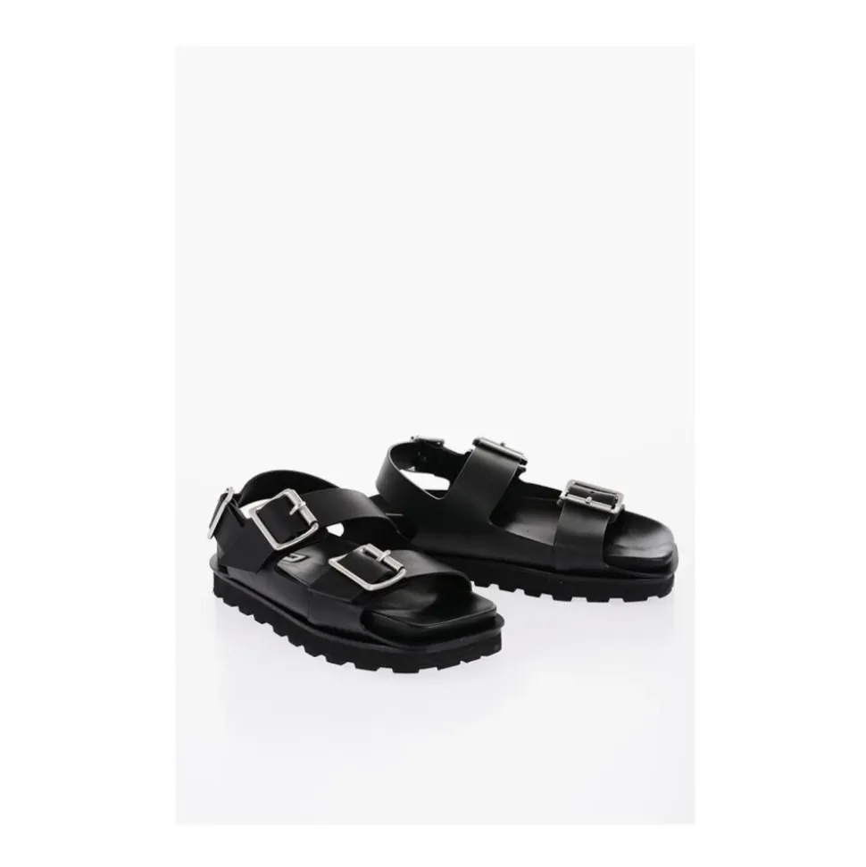 Buckle Platform Sandals