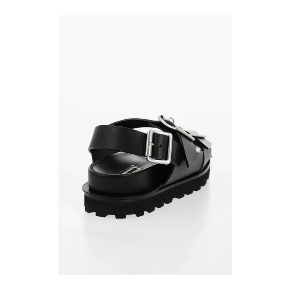 Buckle Platform Sandals