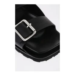 Buckle Platform Sandals