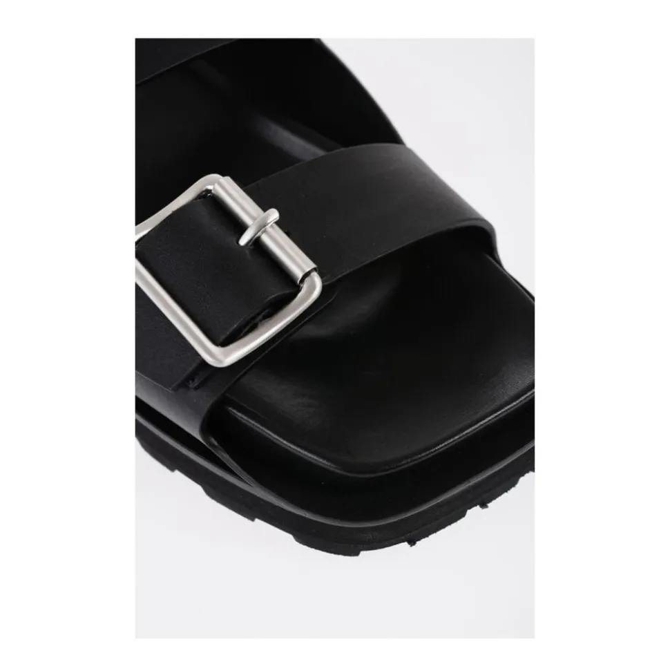 Buckle Platform Sandals