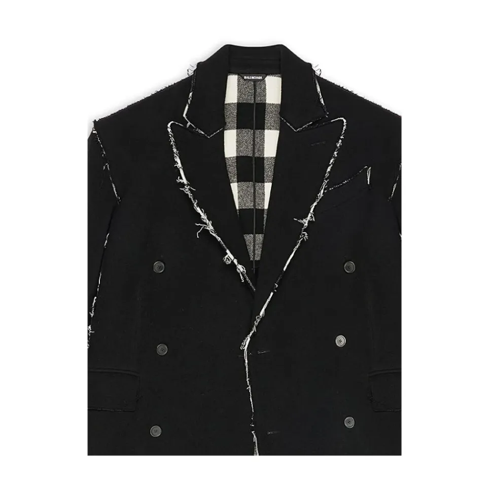 Buffalo Check Oversized Coat