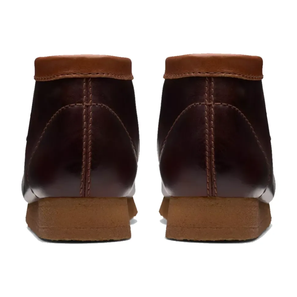 Burgundy Leather Wallabee Hiker Boot