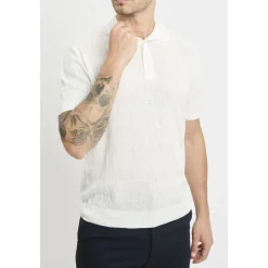 Buttoned Linen Polo Shirt