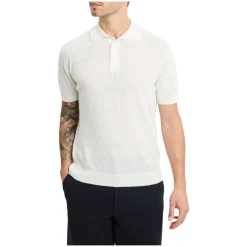 Buttoned Linen Polo Shirt