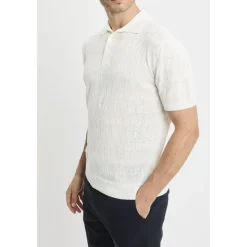 Buttoned Linen Polo Shirt