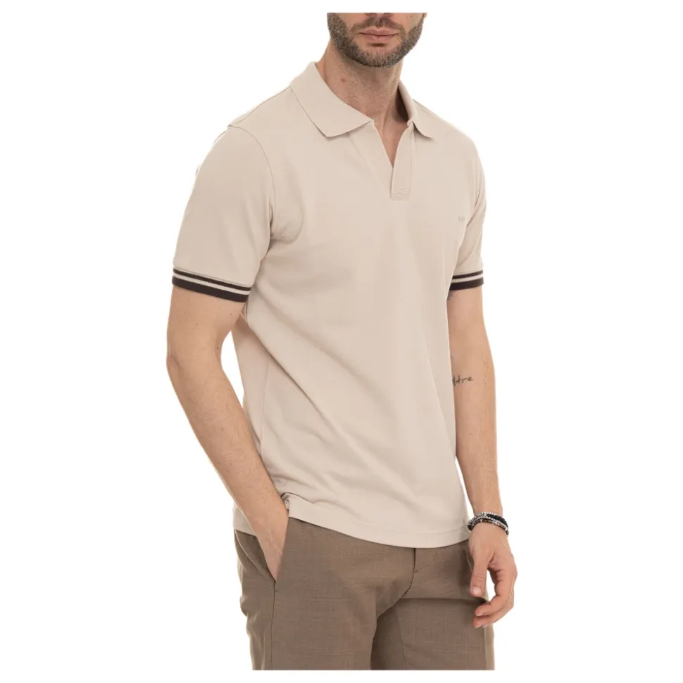 Buttonless Polo Shirt