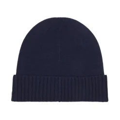 Cable-knit Wool Beanie – Folded Rib Cuff