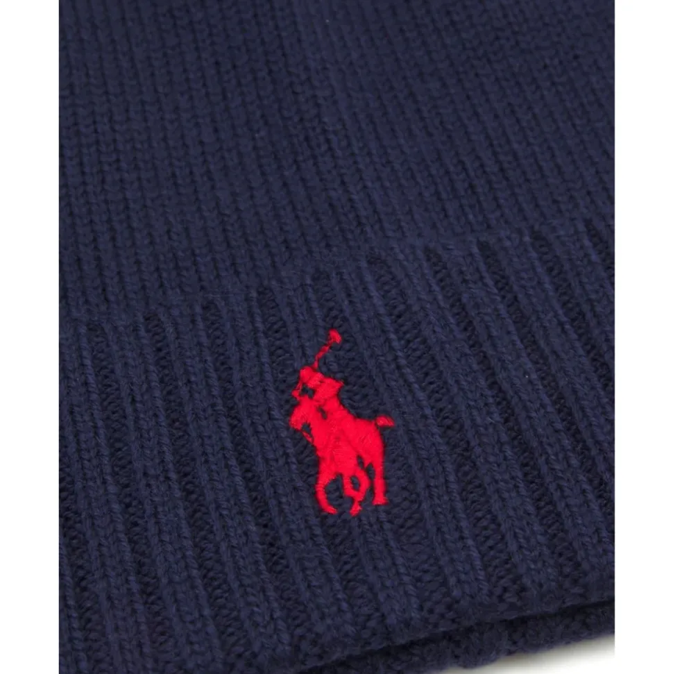 Cable-knit Wool Beanie – Folded Rib Cuff