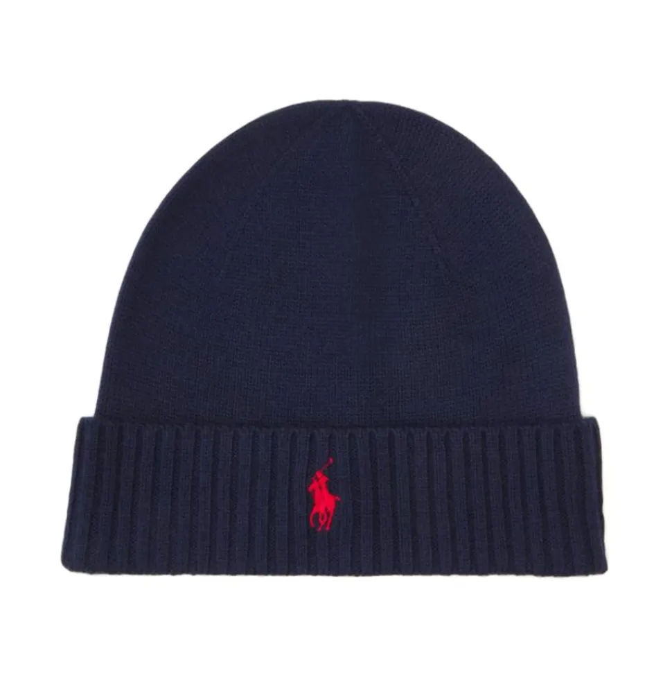 Cable-knit Wool Beanie – Folded Rib Cuff