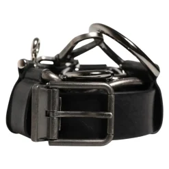 Calf Leather Metal Buckle Belt
