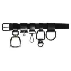 Calf Leather Metal Buckle Belt