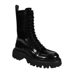 Calf Leather Round Toeline Boots