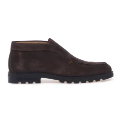 Calf-suede Almond-toe Loafer